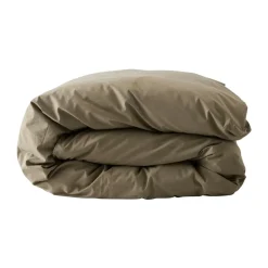 Tell Me More duvet cover cotton, Olive, 220x220 cm