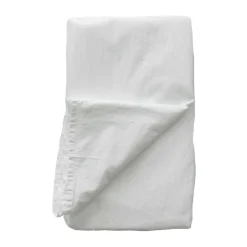 Tell Me More fitted sheet, White, 240x260 cm