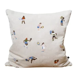 Tennis pillowcase 48x48cm, Natural