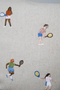 Tennis pillowcase 48x48cm, Natural