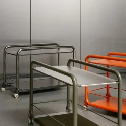 Tension trolley, Chrome-graphite texture