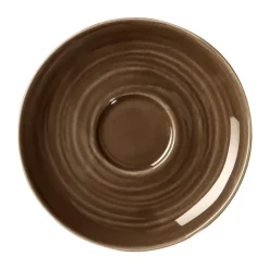 Terra coffee saucer Ø12 cm 6-pack, Earth Brown