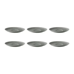 Terra coffee saucer Ø16.1 cm 6-pack, Pearl Grey