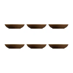 Terra deep plate Ø21.2 cm 6-pack, Earth brown