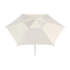 Terrazza Hexagon parasol, Off-white -grey
