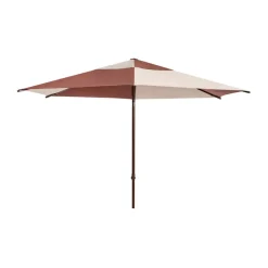 Terrazza Hexagon parasol, Off-white-burgundy