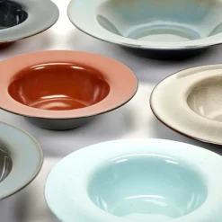Terres de Rêves deep plate 21.3 cm, Light blue-smokey blue