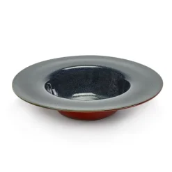Terres de Rêves deep plate 21.3 cm, Dark blue-rust
