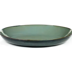Terres de Rêves serving saucer 35.5 cm, smokey blue-dark blue