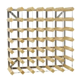 The Swedish Wine Rack Factory wine rack 42 bottles expandable, Light oak