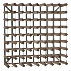 The Swedish Wine Rack Factory wine rack 72 bottles expandable, Dark oak