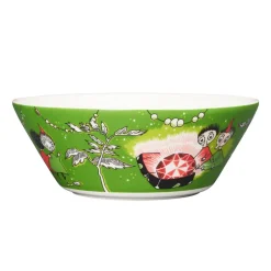 Thingumy & Bob King's Ruby Moomin bowl, green