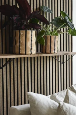 Thrive flowerpot Ø16 cm, Beige-black
