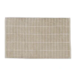 Tile Stone bathroom mat 50x80 cm, Sand-off white