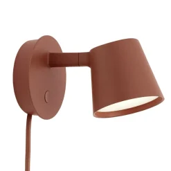 Tip wall lamp, copper brown