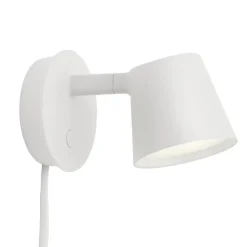 Tip wall lamp, white