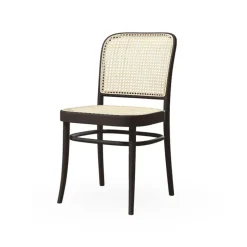Ton no.811 chair rattan, Coffee B4-New rattan