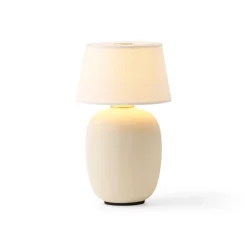 Torso table lamp portable, Sand