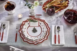 Toy's Delight plate Ø24 cm, White-red