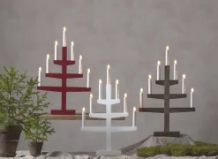 Trapp advent candle arch 54 cm, Brown