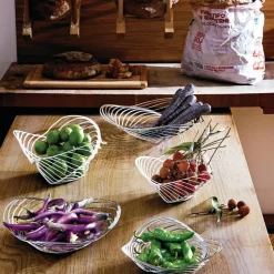 Trinity fruit bowl, stainless steel
