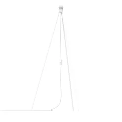 Tripod lamp stand floor, white