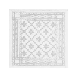 Åttebladrose napkin 35x35 cm, Beige