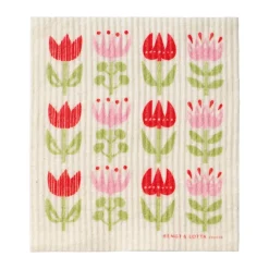 Tulip dishcloth 17x20 cm, Multi