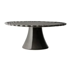 Tulipa cake plate Ø30 cm, Almost black