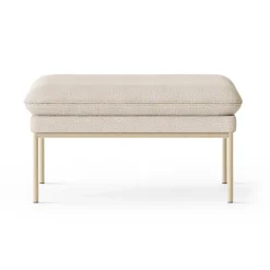Turn pouf sit pouf, Cashmere bouclé off white