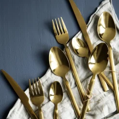 Tvis cutlery set 16 pieces, gold