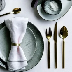 Tvis cutlery set 16 pieces, gold