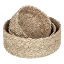 Twisted bread box 3-pack, Nature-grey