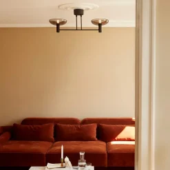 Ufo Long ceiling lamp, Black