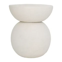 Umi side table Ø37x44 cm, Off white