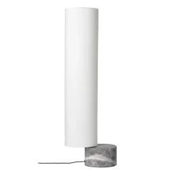 Unbound floor lamp 80 cm, White-grey marble