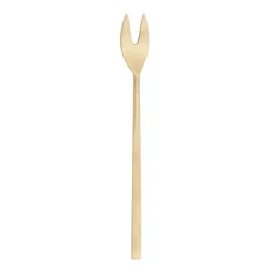 UNC serving fork 16 cm, brass