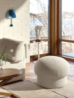 Uno pouf Ø65 cm, Cream