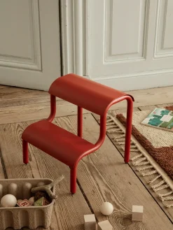 Up step stool, Poppy Red