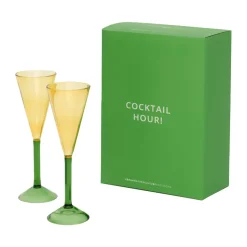 Urban Nature Culture gift set champagne glasses 2-pack, Pink