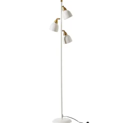 Urban Triple floor lamp, matte whisper white