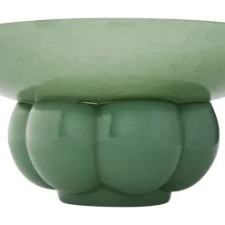 Uva glass bowl, Pastel green