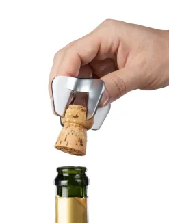 Vacuvin champagne opener, Stainless steel