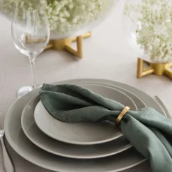 Vasa napkin ring 4-pack, bronze
