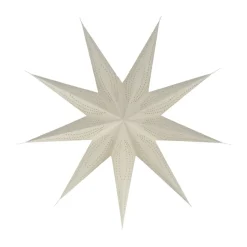 Veil advent star, White, Ø60 cm