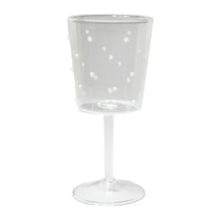 Venezia wine glass, White dots