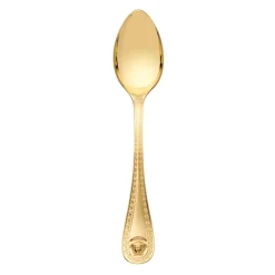 Versace Medusa coffee spoon gold plated, 14 cm