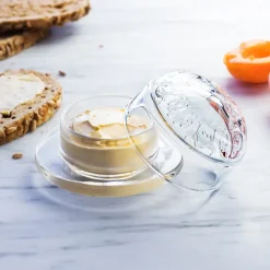Versailles butter dish Ø10 cm, Transparent