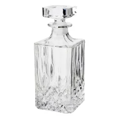 Vide whiskey set - carafe and 6 whiskey glass, Chrystal Glass