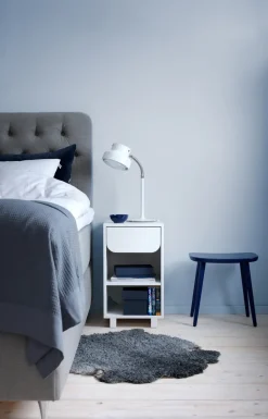 Vidja bedside table, White
